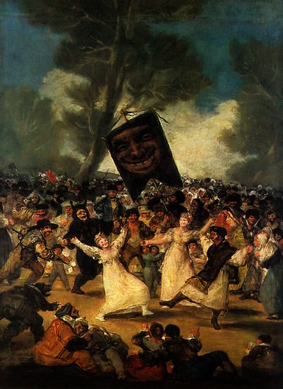 The Burial of the Sardine by Francisco de Goya